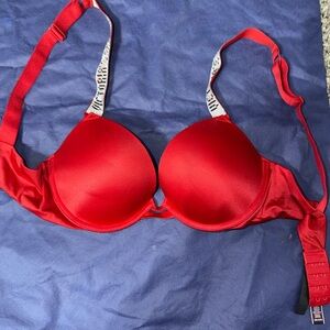 Victoria's Secret Red  with Silver Acce